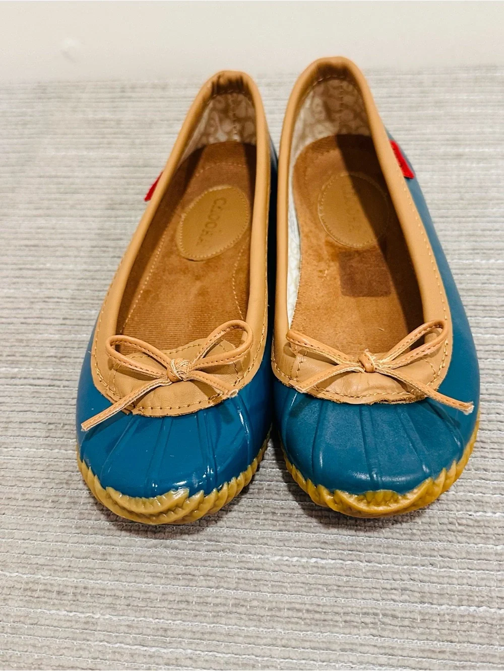 Chooka Duck Skimmer Waterproof Rain Boat Shoes Navy Blue Women's 8
